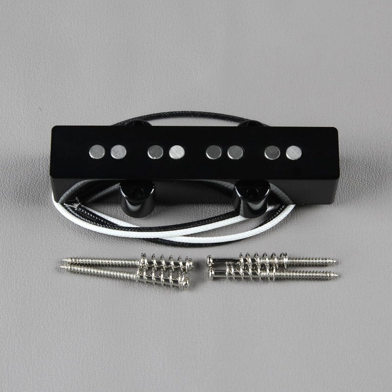 FLEOR Alnico 5 J Bass Pickups Neck Pickup for 4 Strings J Bass Guitar Pickup Part - Image 3